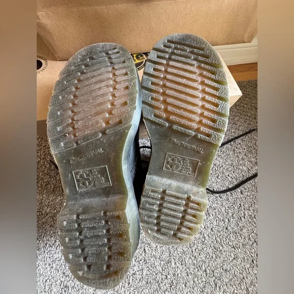 Dr. Martens Black Boots 1460 Pascal Virginia leather / size 5 - Picture 3 of 7